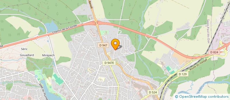 localisation de l'entreprise MONSIEUR RICHARD BARBIER  SAINT-PAUL-LES-DAX