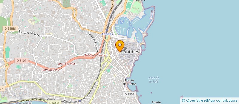 localisation de l'entreprise MONSIEUR RICHARD BARBIERI à ANTIBES