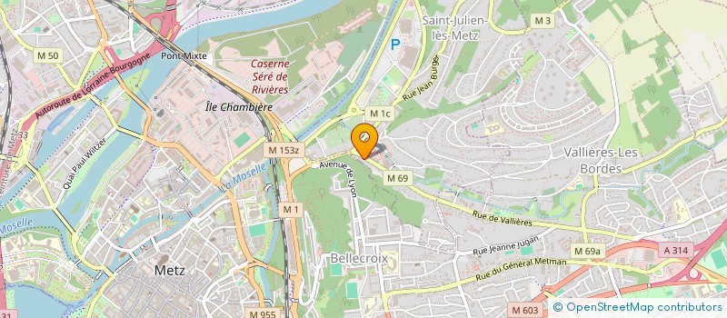 localisation de l'entreprise MONSIEUR RICHARD BARJOT  SAINT-JULIEN-LES-METZ