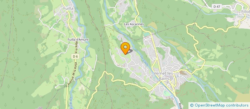 localisation de l'entreprise MONSIEUR RICHARD BARLETT  VERNET-LES-BAINS