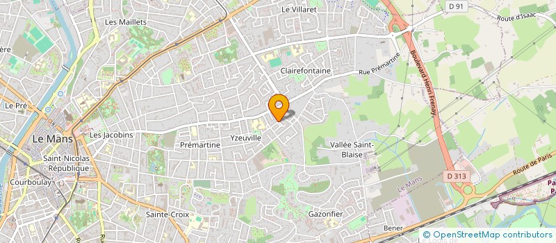 localisation de l'entreprise MONSIEUR RICHARD BARTHELEMY à LE MANS