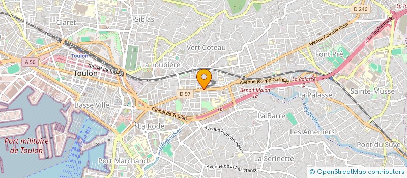 localisation de l'entreprise MONSIEUR RICHARD BASSO  TOULON