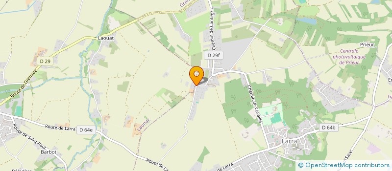 localisation de l'entreprise MONSIEUR RICHARD BASSOS  LARRA