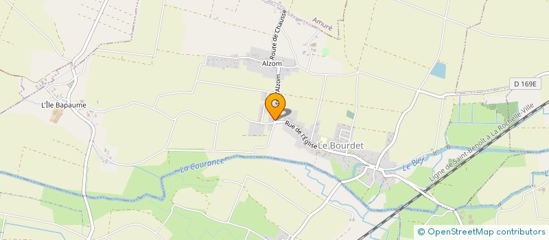 localisation de l'entreprise MONSIEUR RICHARD BAUDOUIN  LE BOURDET