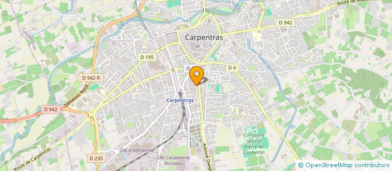 localisation de l'entreprise MONSIEUR RICHARD BAZENET  CARPENTRAS