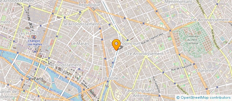 localisation de l'entreprise MONSIEUR RICHARD BEAUDEMONT  PARIS