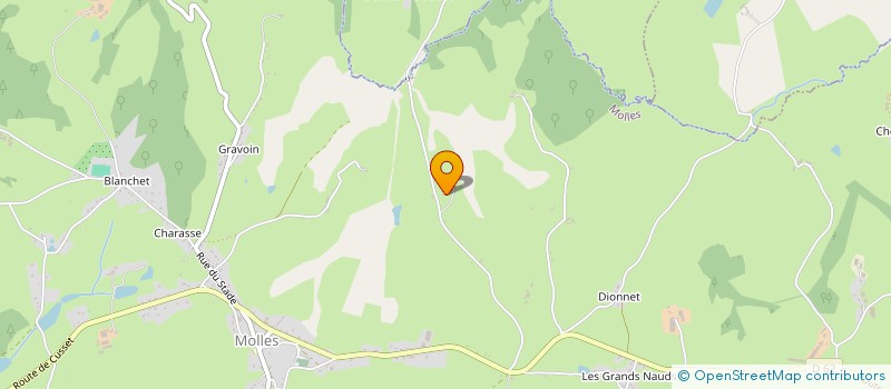 localisation de l'entreprise MONSIEUR RICHARD BEAUDONNAT  MOLLES