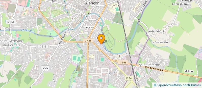 localisation de l'entreprise MONSIEUR RICHARD BEAUDOUIN à ALENCON