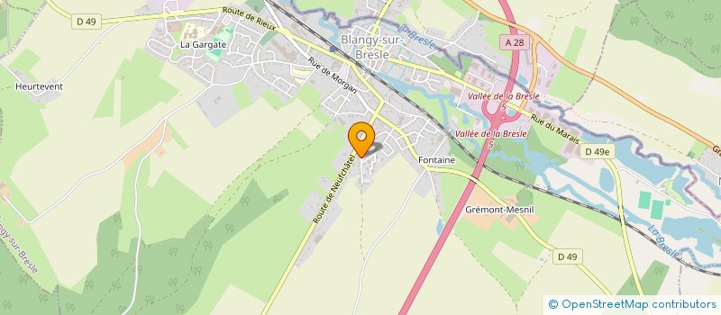 localisation de l'entreprise MONSIEUR RICHARD BELLANGER à BLANGY-SUR-BRESLE