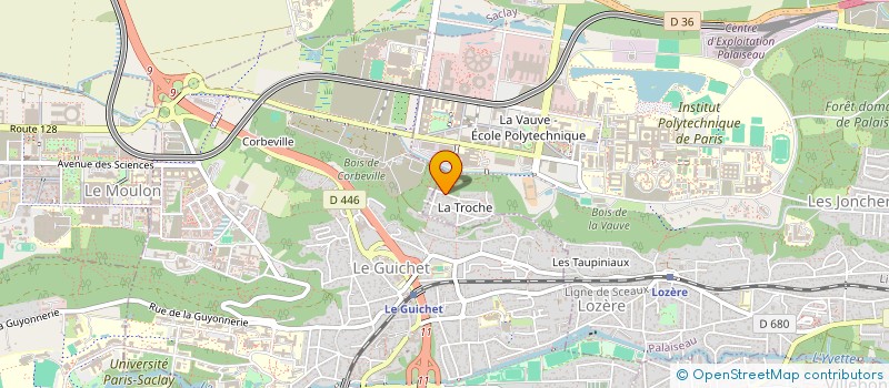 localisation de l'entreprise MONSIEUR RICHARD BELLER  PALAISEAU