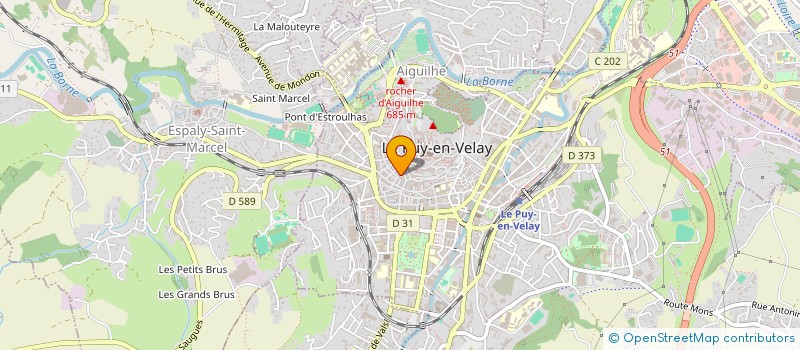 localisation de l'entreprise MONSIEUR RICHARD BELTRA  LE PUY-EN-VELAY