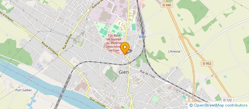 localisation de l'entreprise MONSIEUR RICHARD BENDENOUNE à GIEN