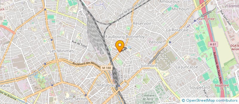 localisation de l'entreprise MONSIEUR RICHARD BENHAMOU à TOULOUSE