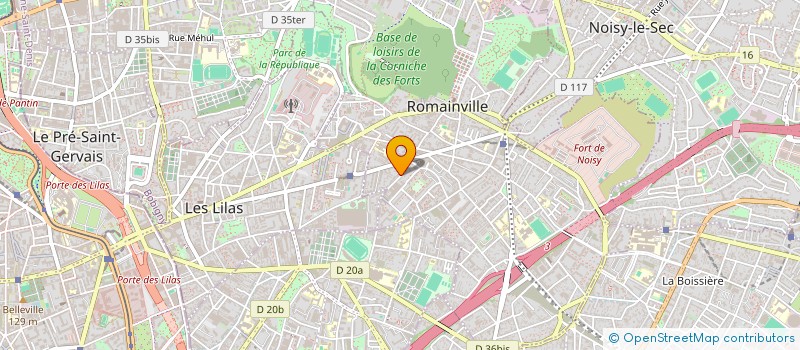 localisation de l'entreprise MONSIEUR RICHARD BENSMANA à ROMAINVILLE