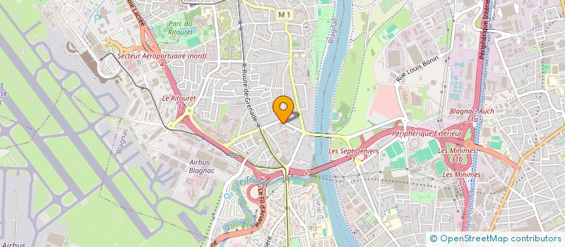 localisation de l'entreprise MONSIEUR RICHARD BENTO à BLAGNAC