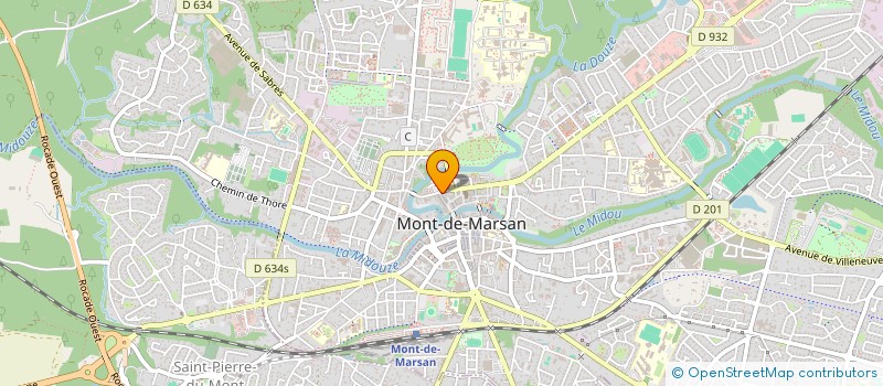 localisation de l'entreprise MONSIEUR RICHARD BERGEOT  MONT-DE-MARSAN