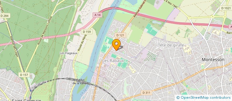 localisation de l'entreprise MONSIEUR RICHARD BERNARD  MONTESSON