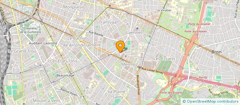 localisation de l'entreprise MONSIEUR RICHARD BERT  LYON