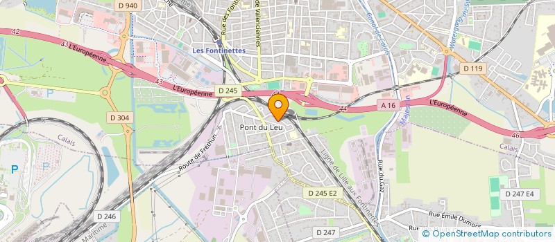 localisation de l'entreprise MONSIEUR RICHARD BERTIN  CALAIS