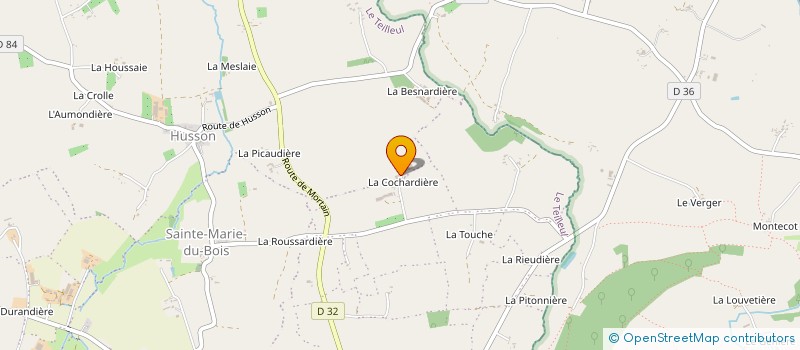 localisation de l'entreprise MONSIEUR RICHARD BIDDRECOMBE  LE TEILLEUL