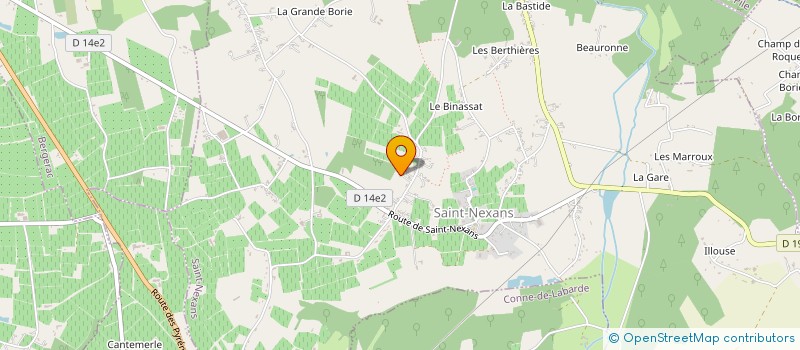 localisation de l'entreprise MONSIEUR RICHARD BLANC à SAINT-NEXANS