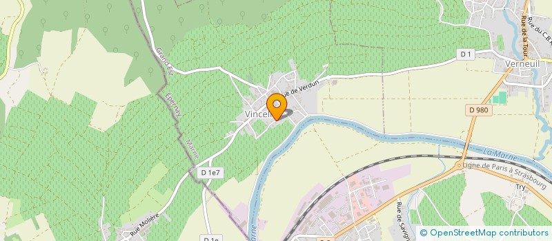 localisation de l'entreprise MONSIEUR RICHARD BLIN  VINCELLES