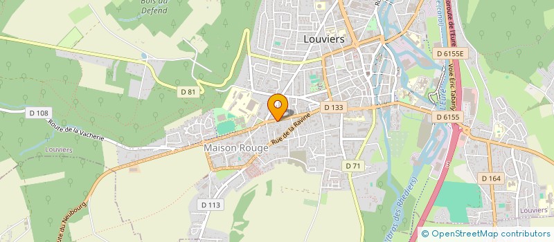 localisation de l'entreprise MONSIEUR RICHARD BLOCH à LOUVIERS