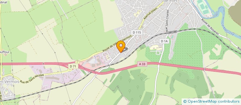 localisation de l'entreprise MONSIEUR RICHARD BLONDELLE  SAINT-NICOLAS-DE-PORT