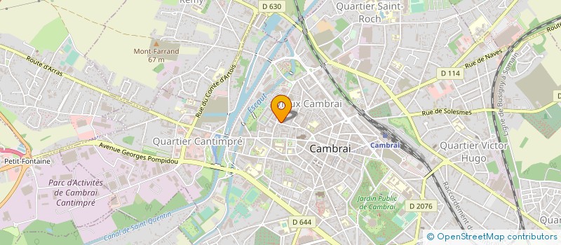 localisation de l'entreprise MONSIEUR RICHARD BOCHENT  CAMBRAI