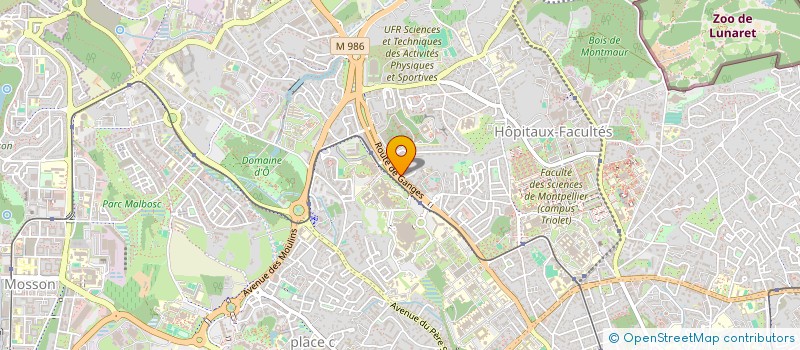 localisation de l'entreprise MONSIEUR RICHARD BOIDE  MONTPELLIER