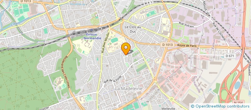 localisation de l'entreprise MONSIEUR RICHARD BOKWA à EVREUX