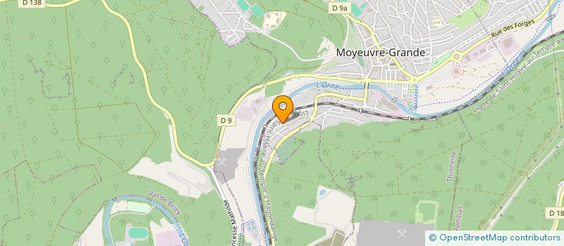 localisation de l'entreprise MONSIEUR RICHARD BOLTZ  MOYEUVRE-GRANDE