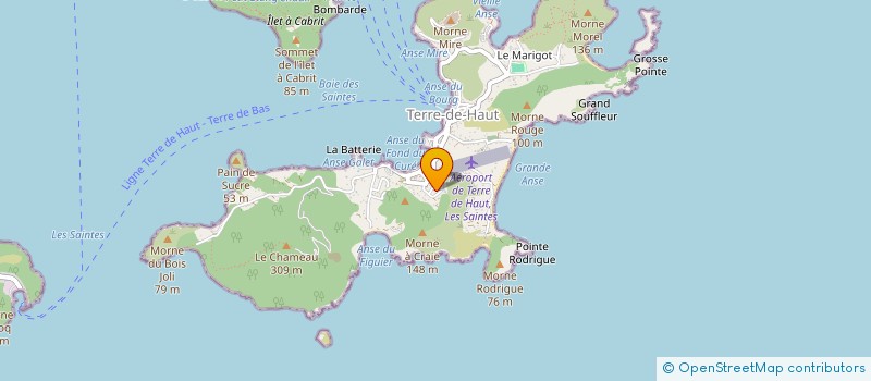 localisation de l'entreprise MONSIEUR RICHARD BONBON à TERRE-DE-HAUT