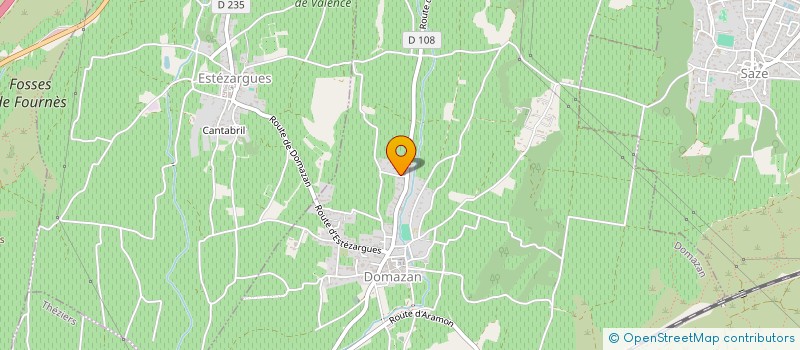 localisation de l'entreprise MONSIEUR RICHARD BONNEZ  DOMAZAN