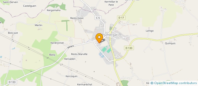 localisation de l'entreprise MONSIEUR RICHARD BONNO à PLUMERGAT
