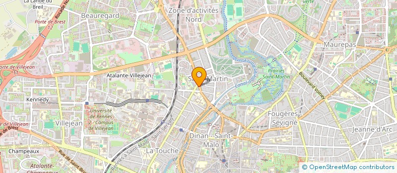 localisation de l'entreprise MONSIEUR RICHARD BOUAZIZ  RENNES