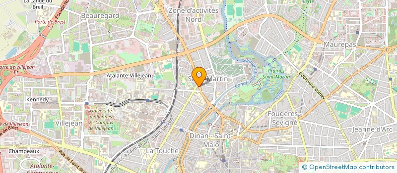 localisation de l'entreprise MONSIEUR RICHARD BOUAZIZ  RENNES