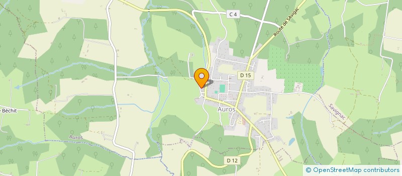 localisation de l'entreprise MONSIEUR RICHARD BOUCHE  AUROS