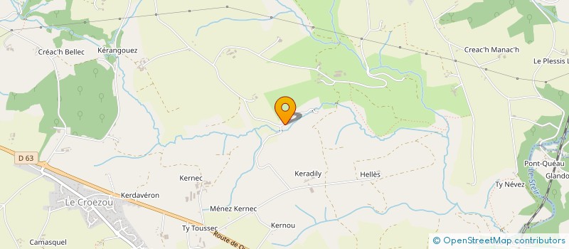 localisation de l'entreprise MONSIEUR RICHARD BOUCHER  PLOGONNEC