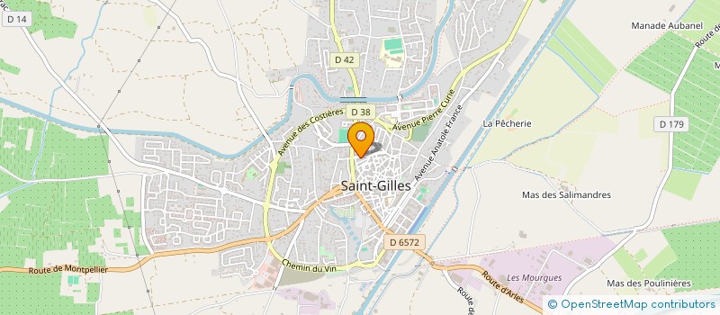 localisation de l'entreprise MONSIEUR RICHARD BOUCHITE  SAINT-GILLES