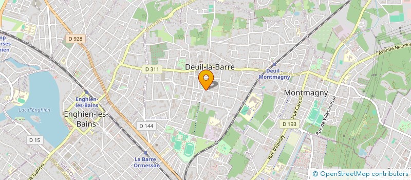 localisation de l'entreprise MONSIEUR RICHARD BOUDINET  DEUIL-LA-BARRE