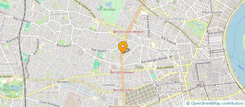 localisation de l'entreprise MONSIEUR RICHARD BOUILLAUD  BORDEAUX