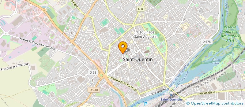 localisation de l'entreprise MONSIEUR RICHARD BOULANGER à SAINT-QUENTIN