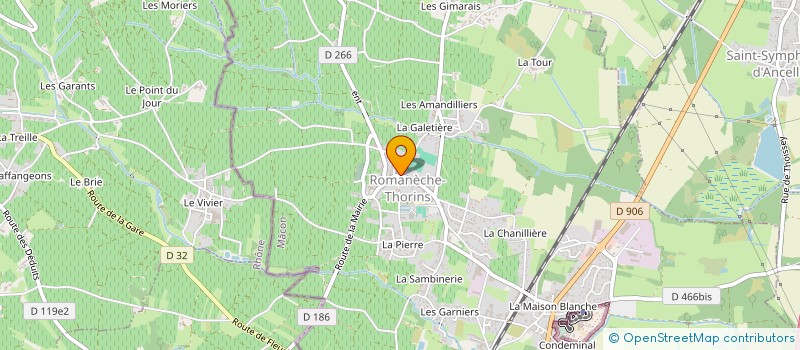 localisation de l'entreprise MONSIEUR RICHARD BOULET à ROMANECHE-THORINS