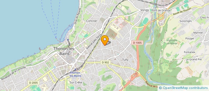 localisation de l'entreprise MONSIEUR RICHARD BOURGEOIS à THONON-LES-BAINS