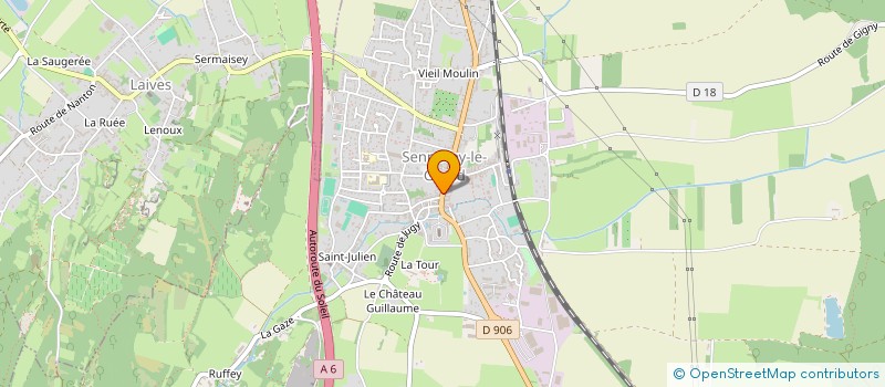 localisation de l'entreprise MONSIEUR RICHARD BOURGEON à SENNECEY-LE-GRAND