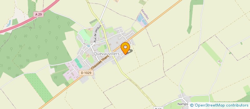 localisation de l'entreprise MONSIEUR RICHARD BOUTIN  QUEVAUVILLERS