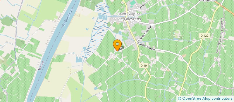 localisation de l'entreprise MONSIEUR RICHARD BOUVIER  SAINT-SULPICE-DE-FALEYRENS