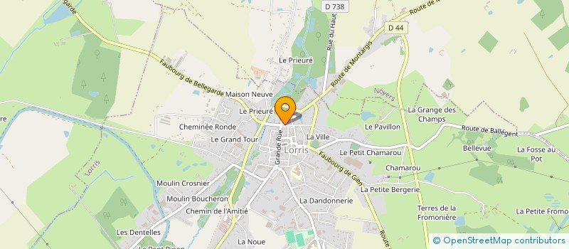 localisation de l'entreprise MONSIEUR RICHARD BRACQ à LORRIS