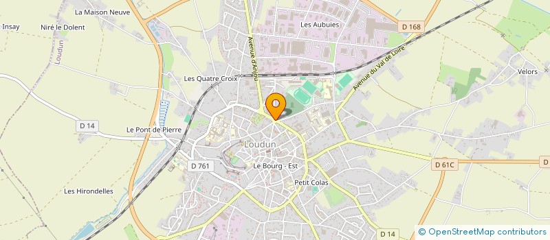 localisation de l'entreprise MONSIEUR RICHARD BRECQ  LOUDUN